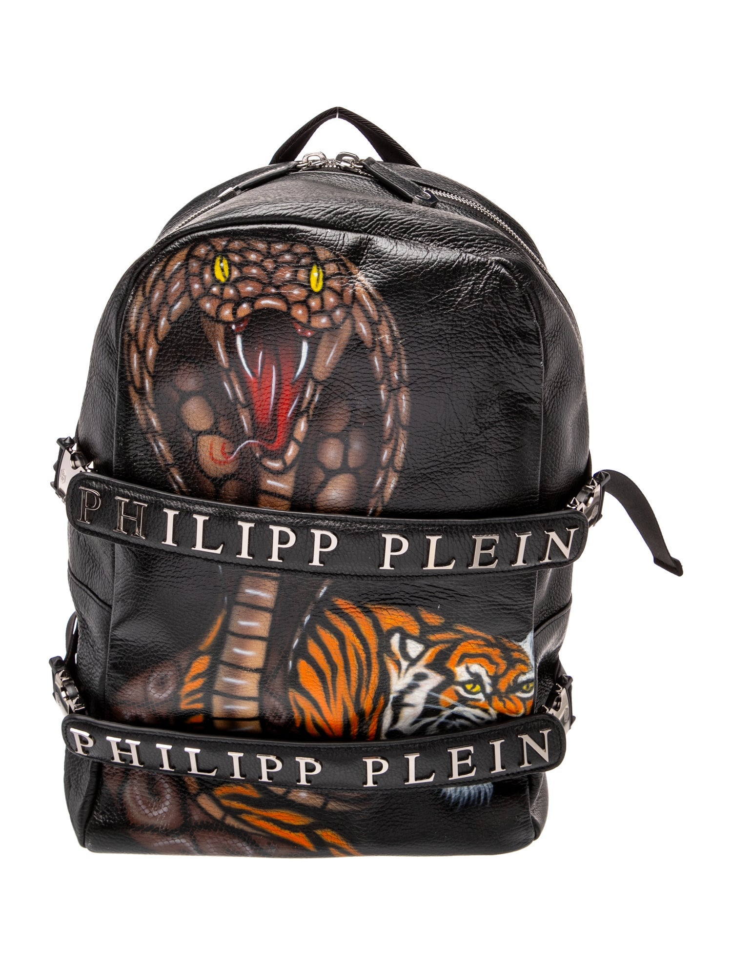 Philipp Plein Leather Backpack