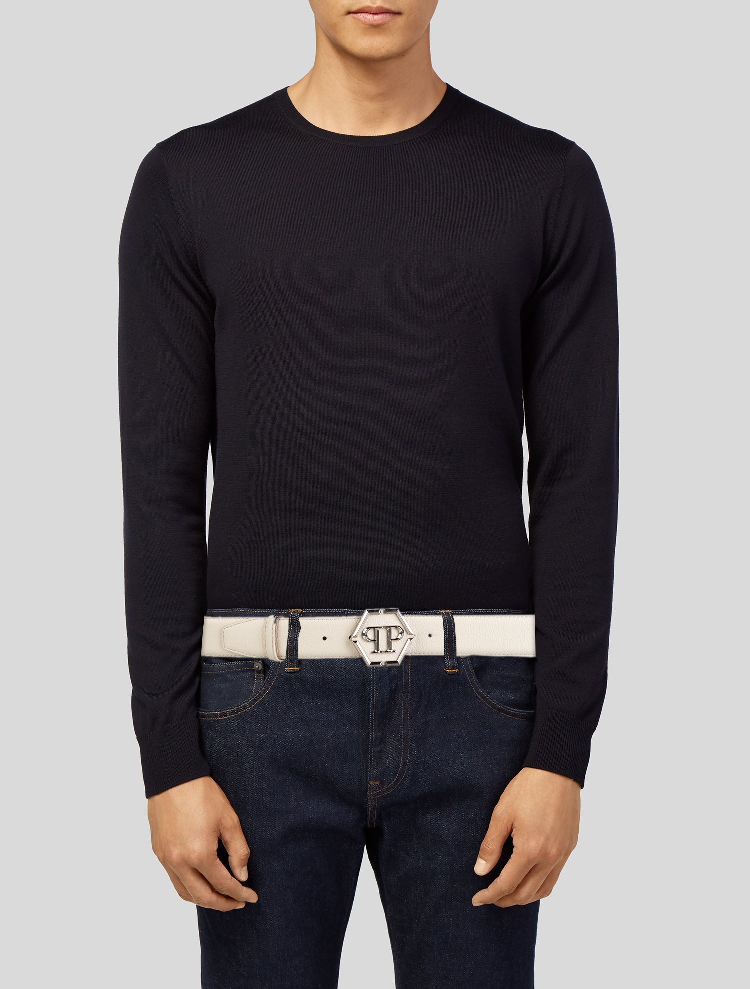 Philipp Plein Leather Belt