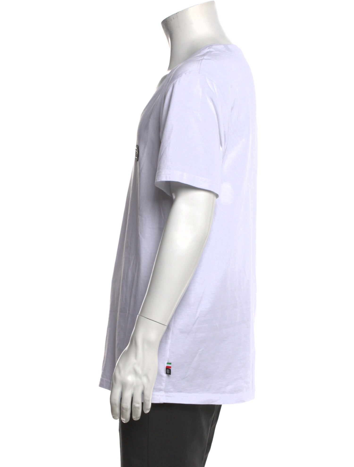 Philipp Plein Graphic Print V-Neck T-Shirt