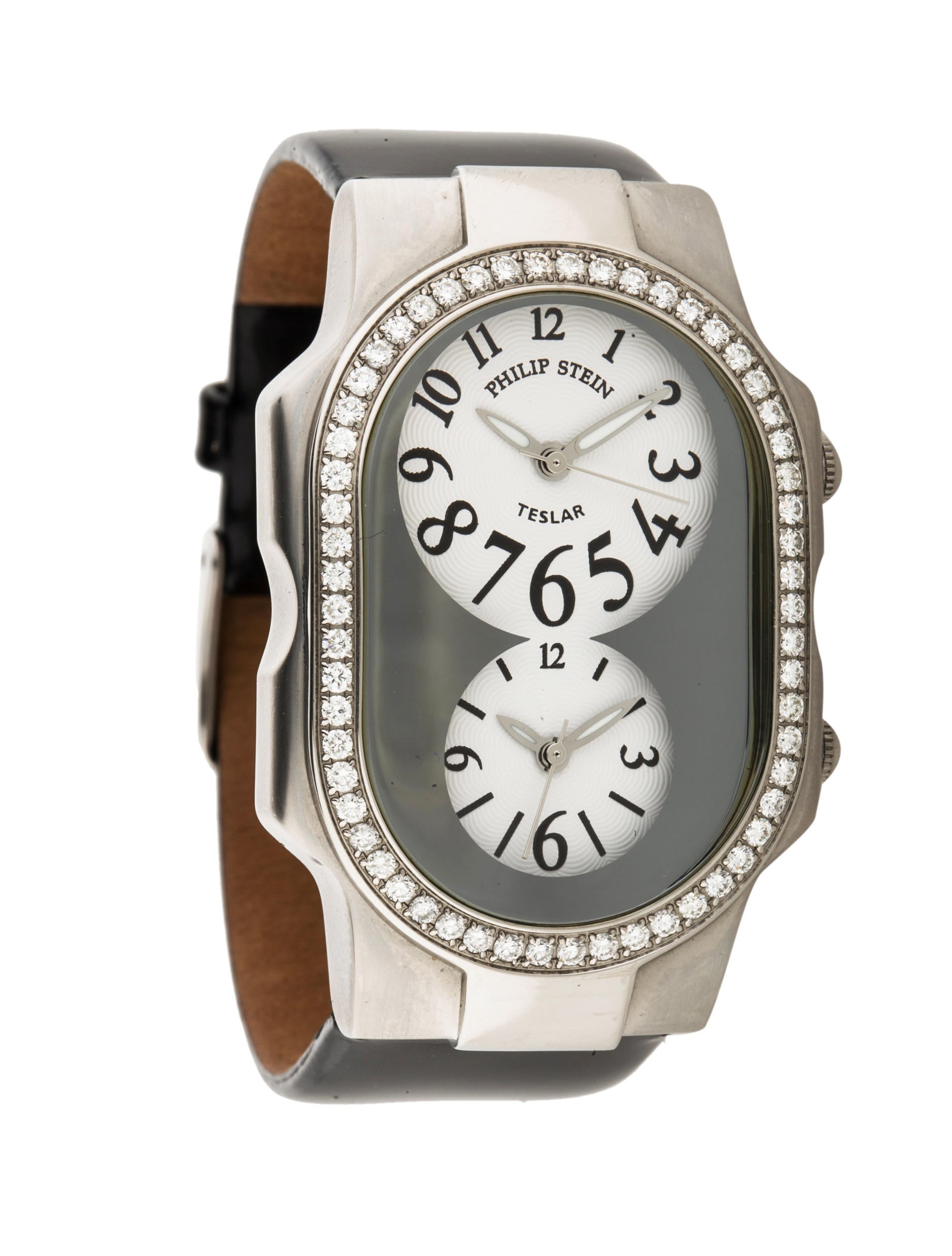 Philip Stein Diamond Dual Time Zone Watch PHS20079 The RealReal