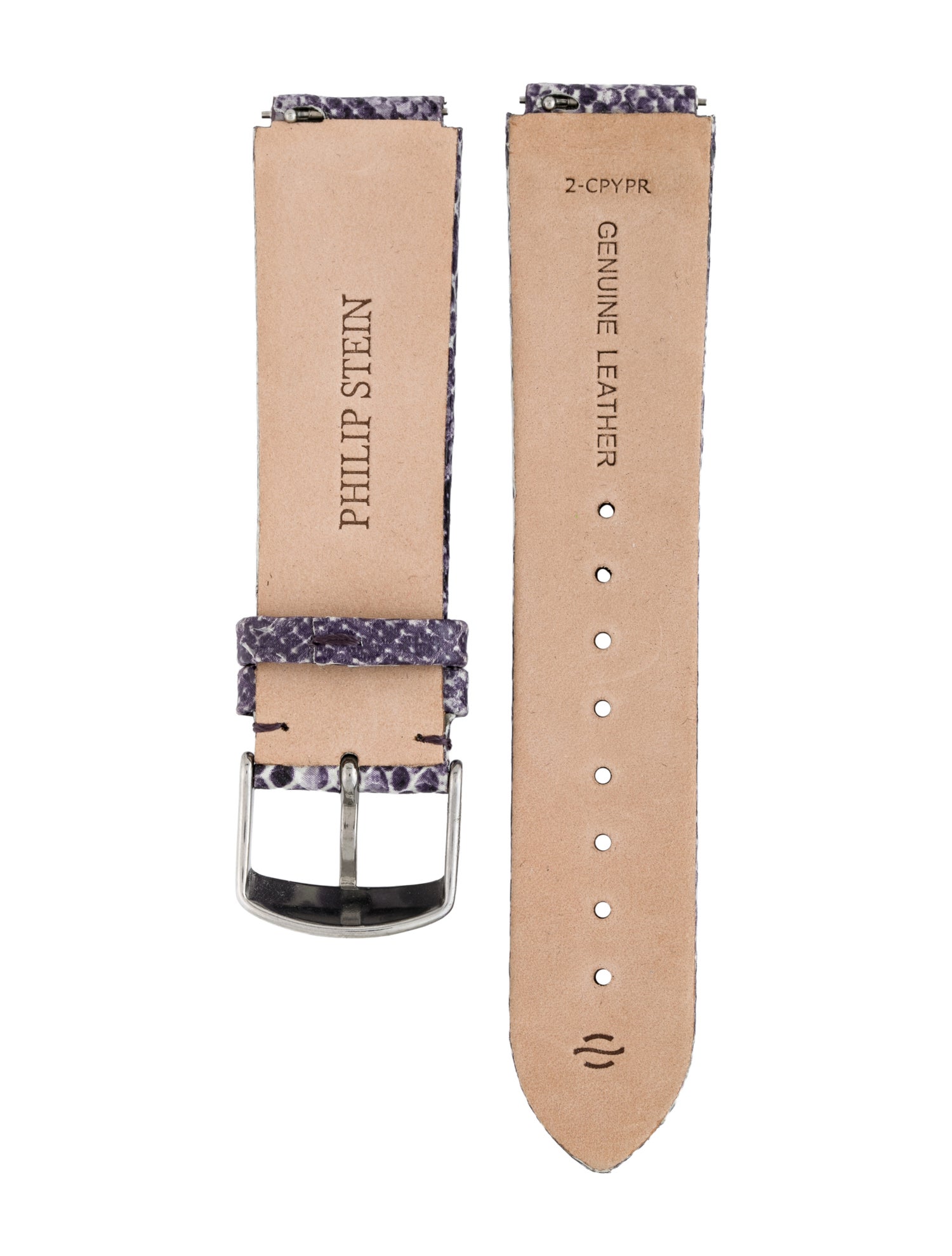 Philip Stein 22mm Leather Watch Strap