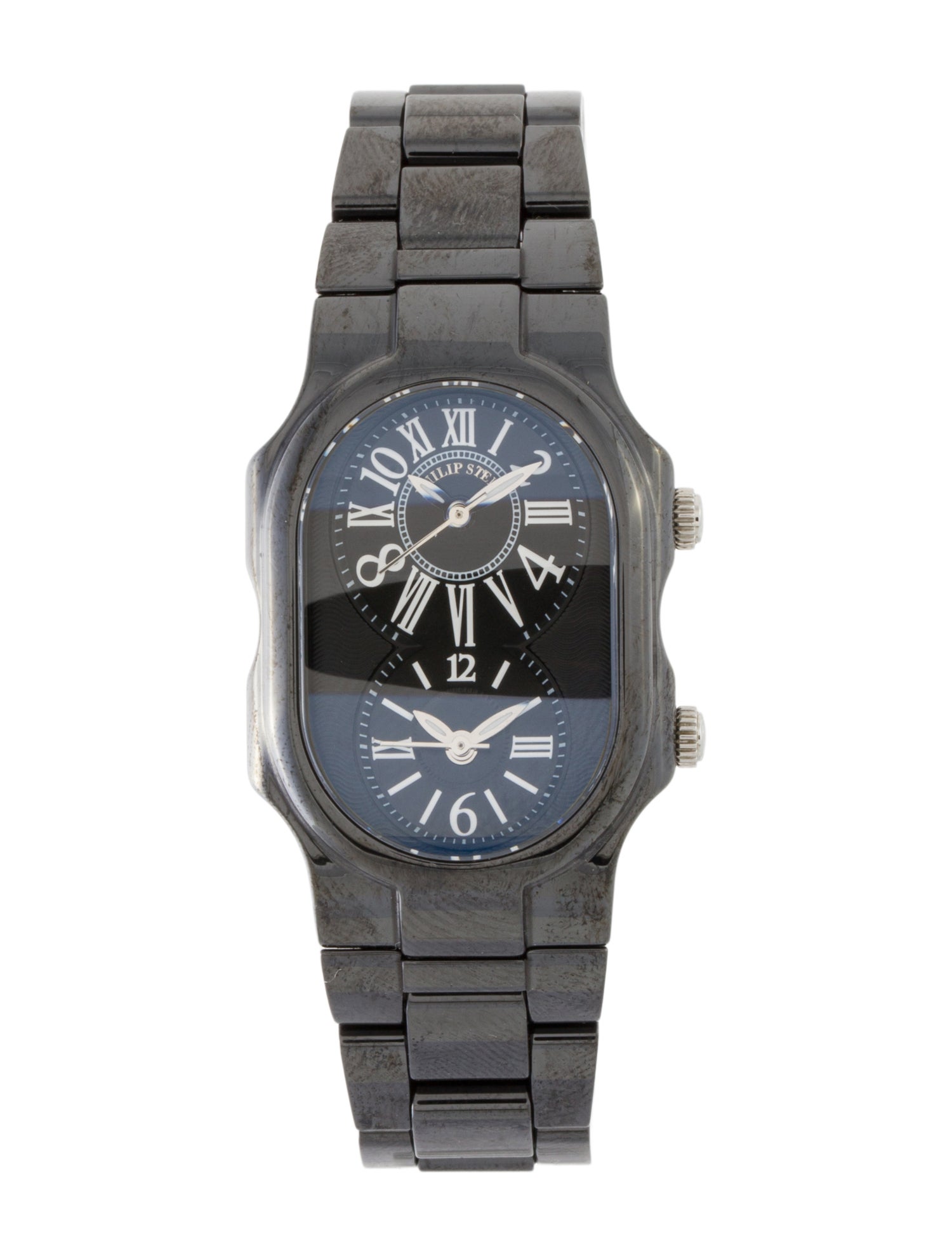 Phillip Stein Black Ceramic Watch Philip Stein Signature Black Dial Chronograph Diamond main image 2