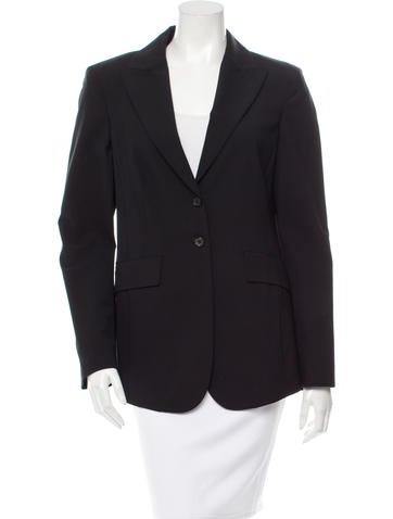 Piazza Sempione Wool Peak Lapel Blazer