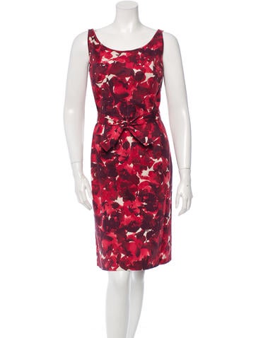 Piazza Sempione Belted Sheath Dress