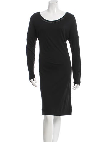 Piazza Sempione Sequin-Embellished Midi Dress