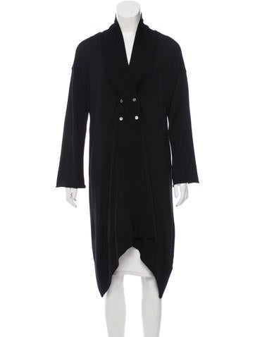 Piazza Sempione Double-Breasted Long Cardigan