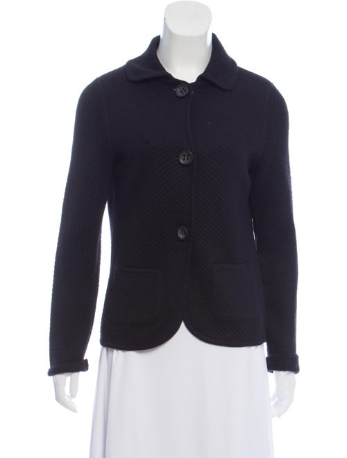 Piazza Sempione Wool Collared Sweater Black