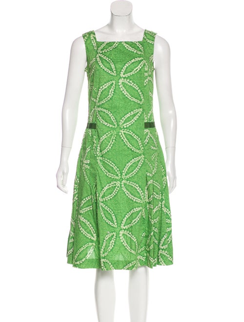 Piazza Sempione Tie-Dye Midi Dress green