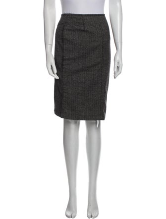 Piazza Sempione Virgin Wool Knee-Length Skirt