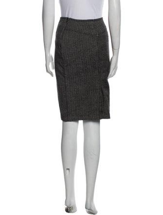 Piazza Sempione Virgin Wool Knee-Length Skirt
