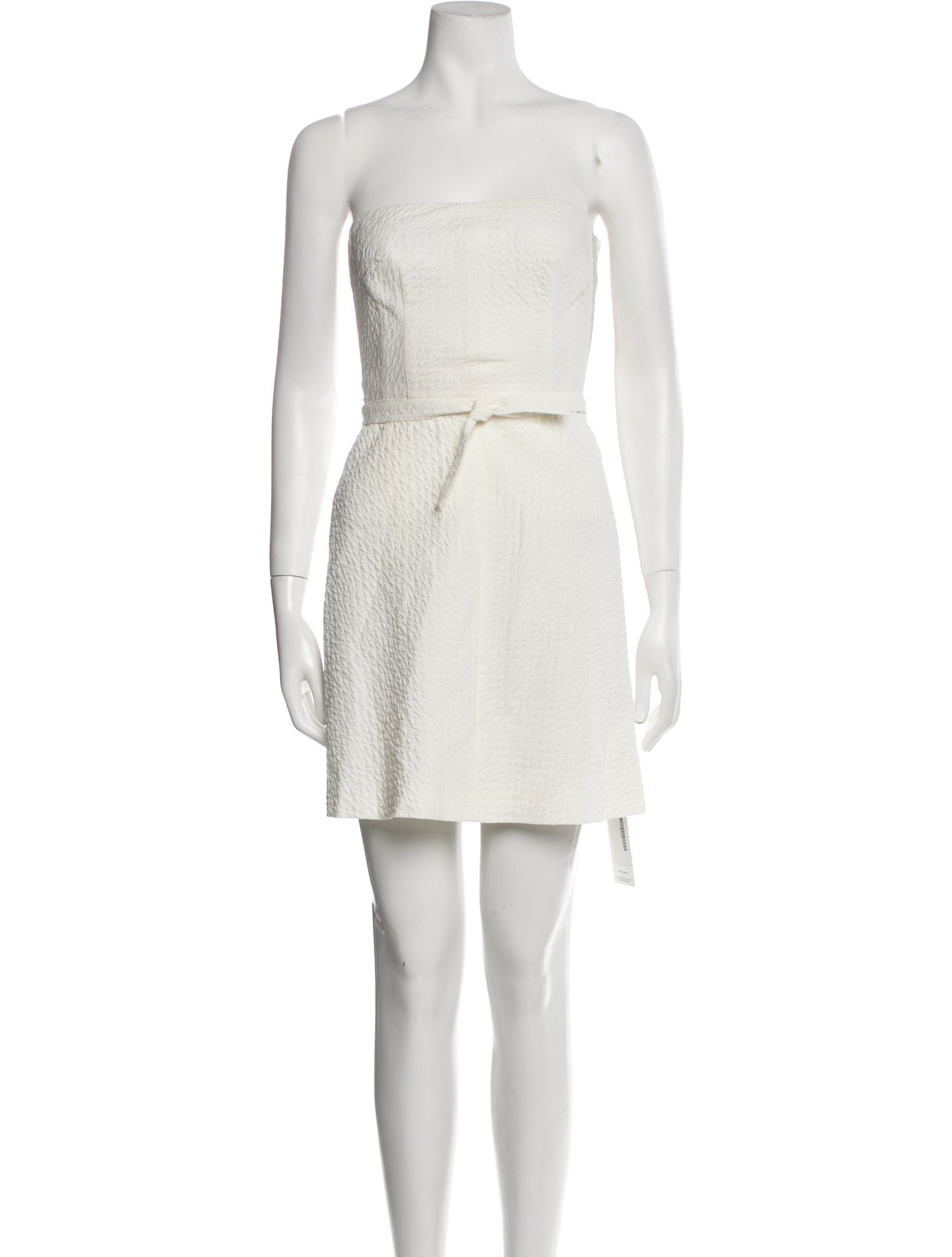 Piazza Sempione Strapless Mini Dress