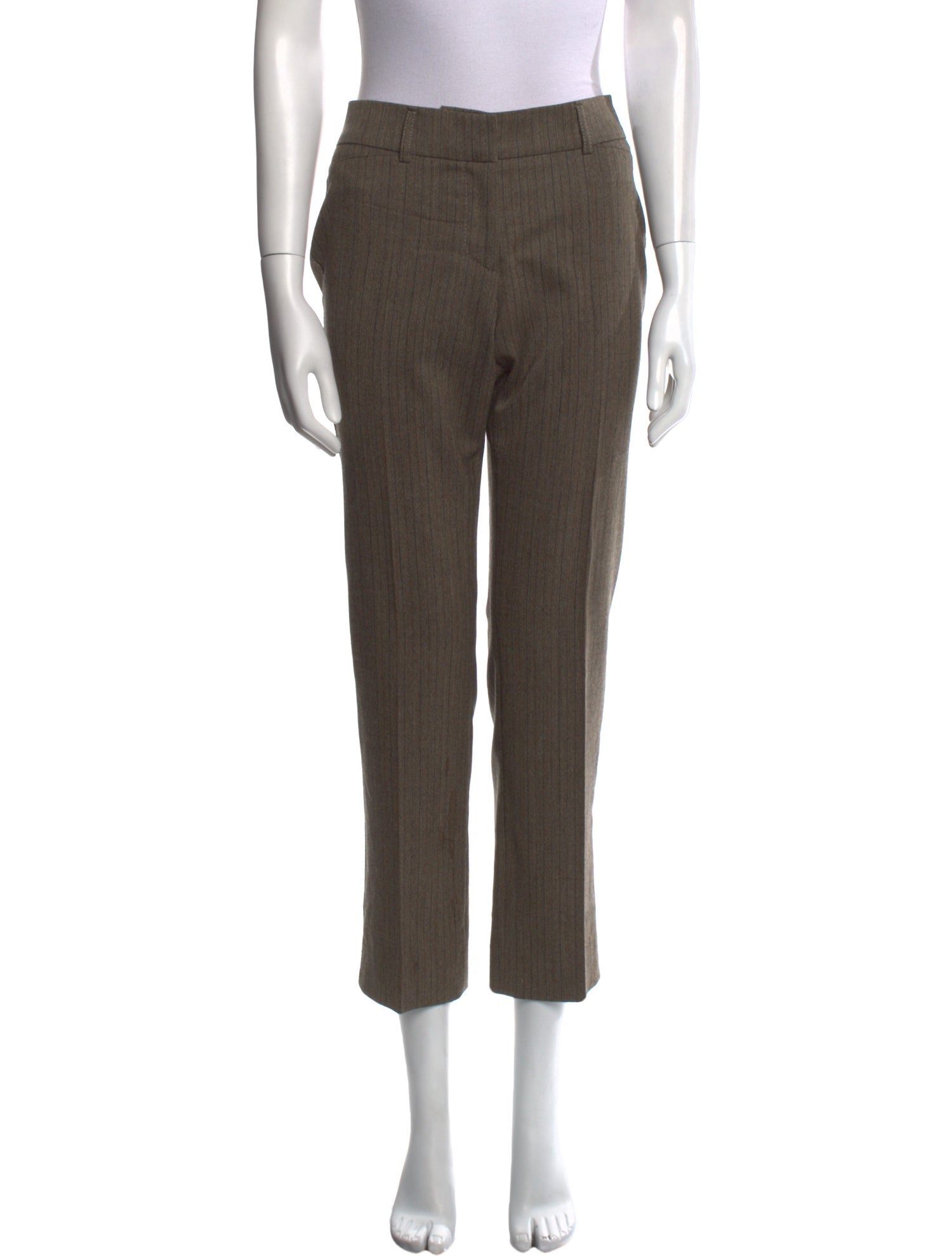 Piazza Sempione Wool Straight Leg Pants