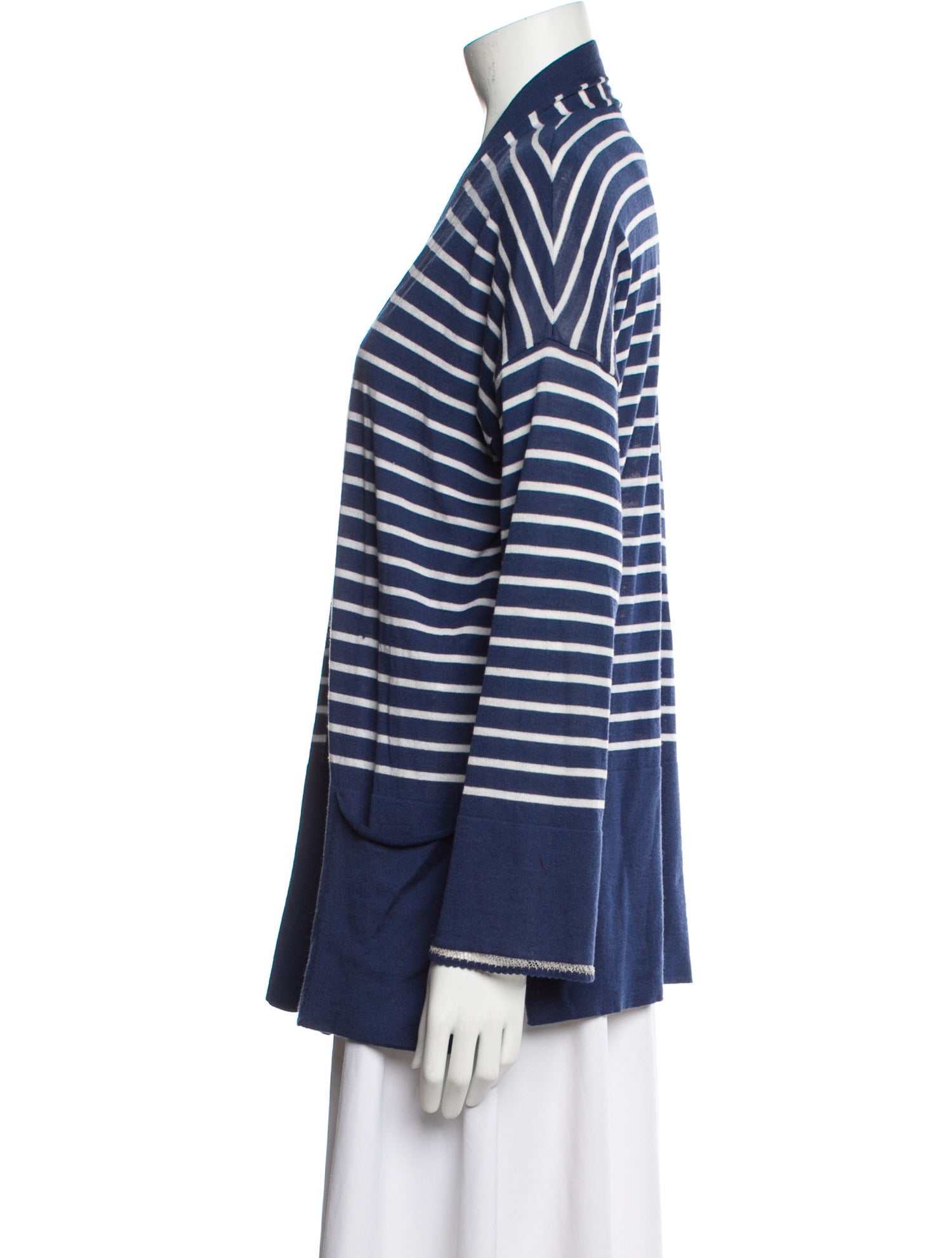 Piazza Sempione Virgin Wool Striped Sweater