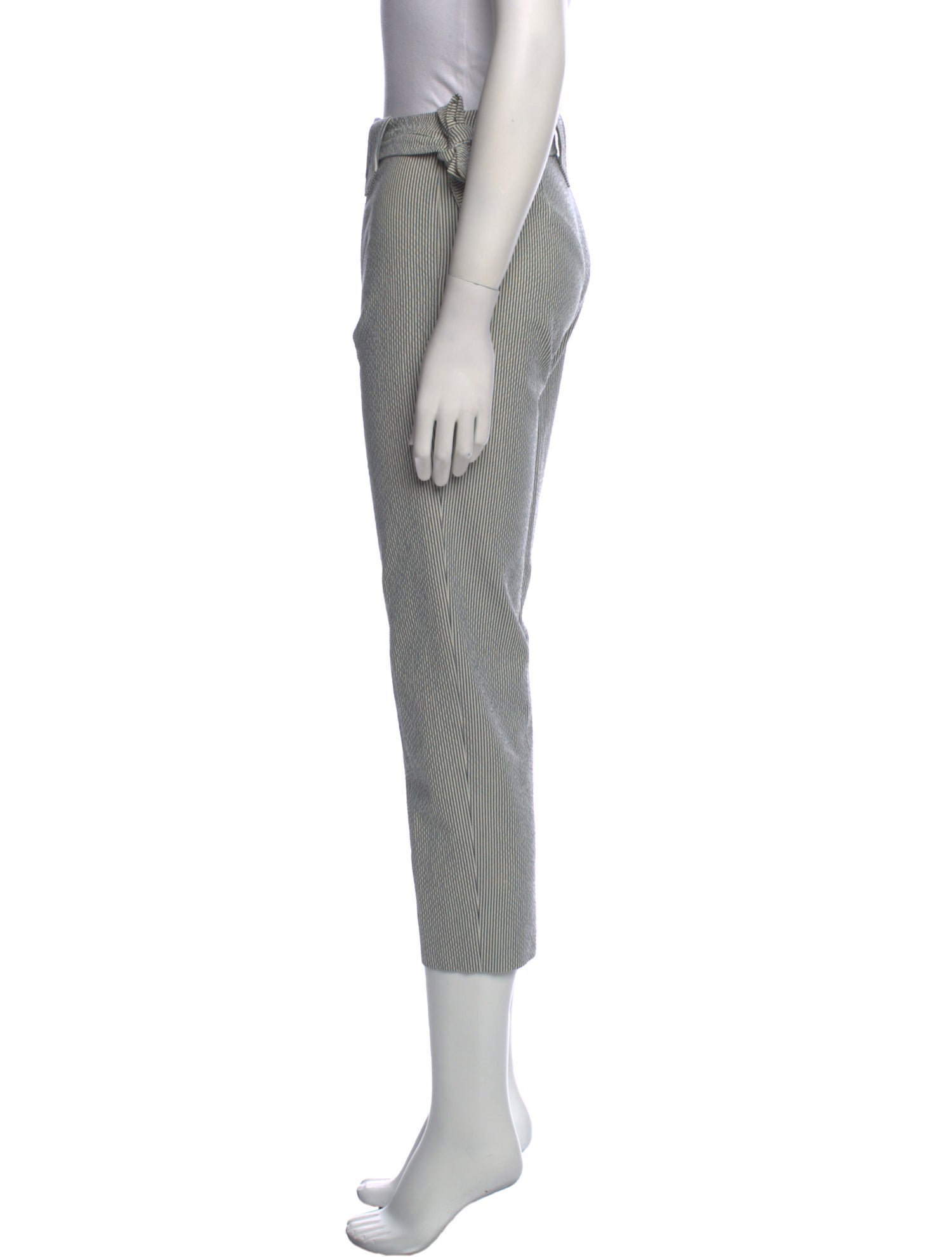 Piazza Sempione Striped Straight Leg Pants