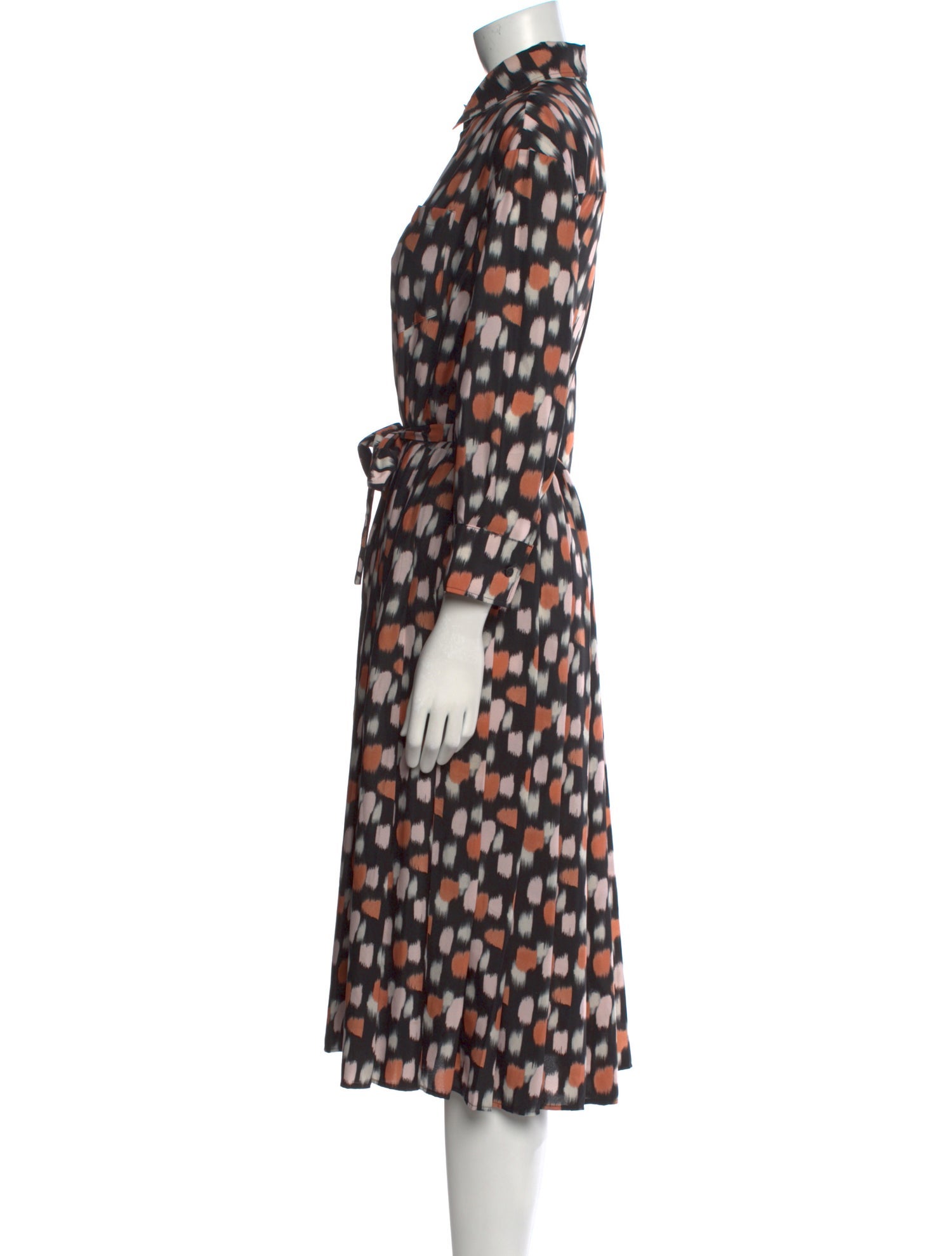 Piazza Sempione Printed Midi Length Dress