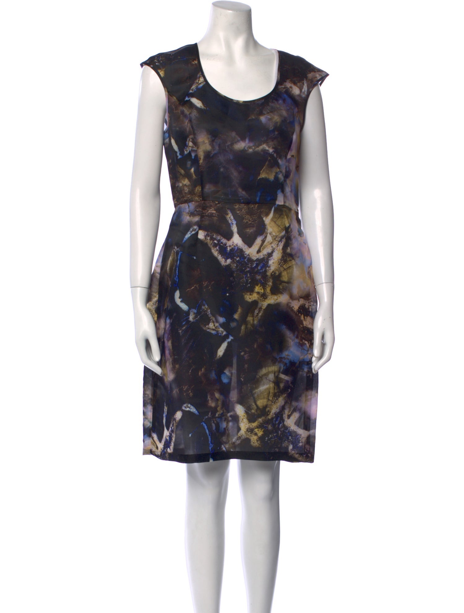 Piazza Sempione Silk Knee-Length Dress