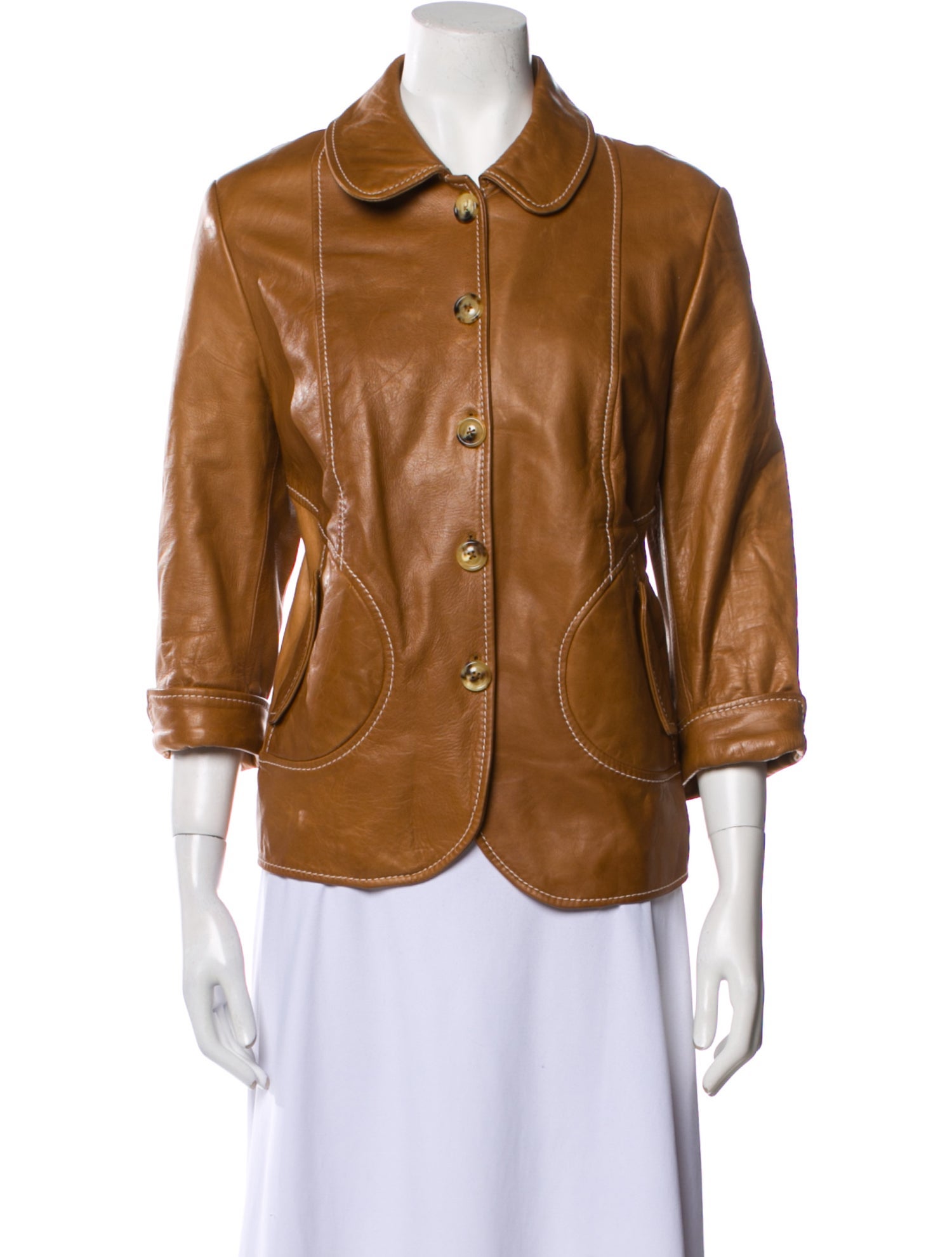 Piazza Sempione Leather Jacket