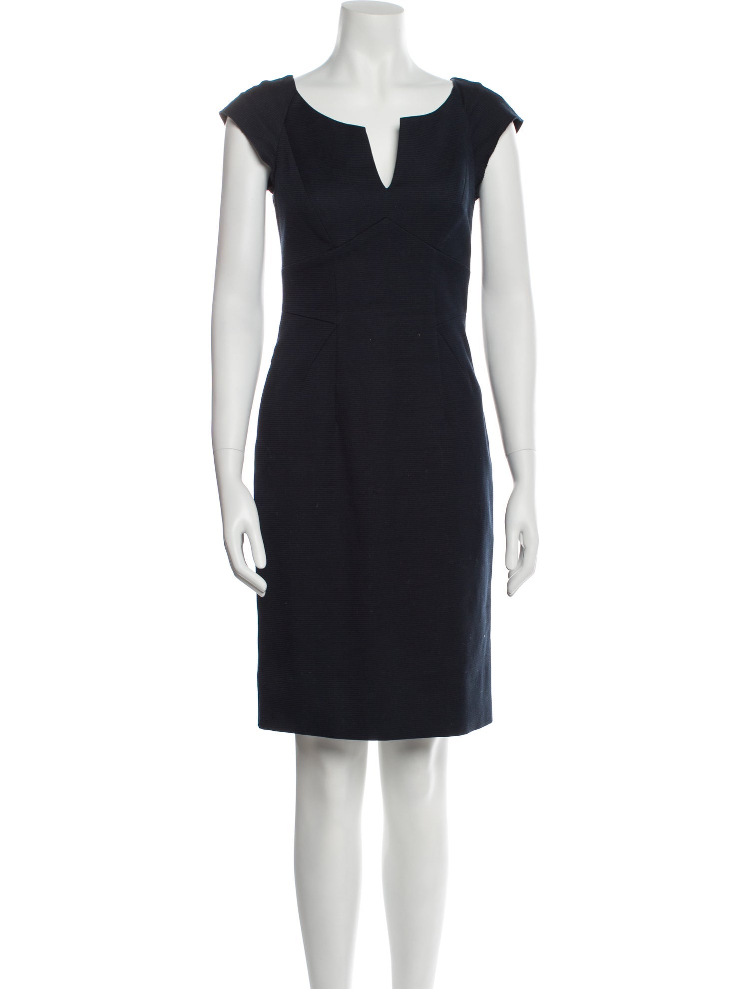 Piazza Sempione V-Neck Knee-Length Dress