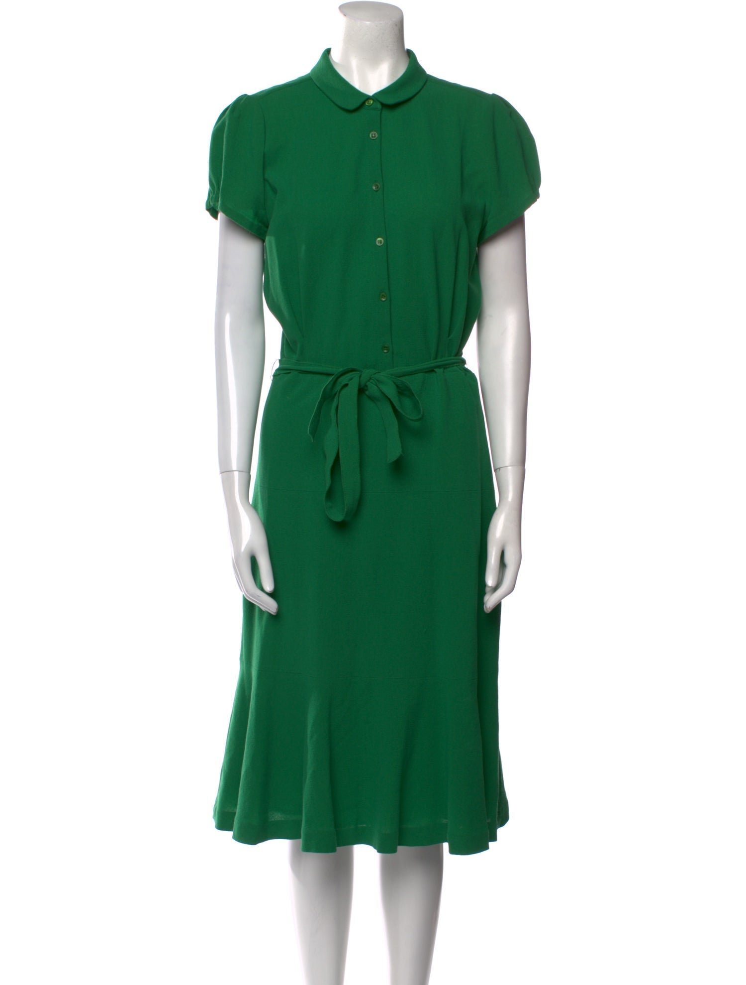 Piazza Sempione Mock Neck Midi Length Dress