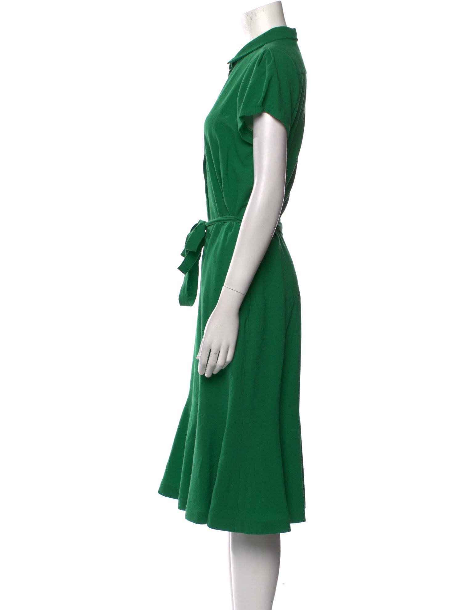 Piazza Sempione Mock Neck Midi Length Dress