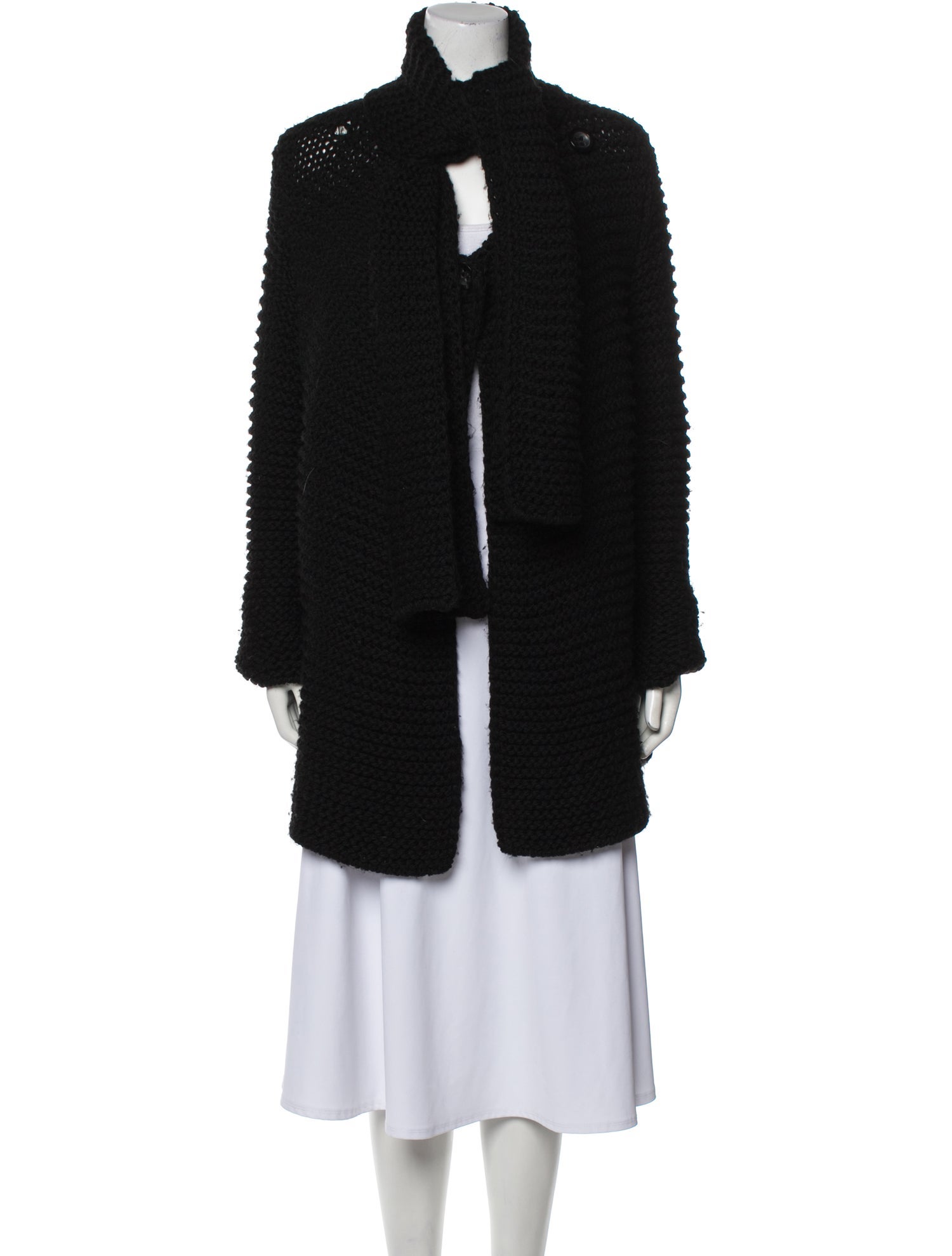 Piazza Sempione Virgin Wool Mock Neck Sweater