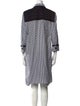 Piazza Sempione Striped Knee-Length Dress