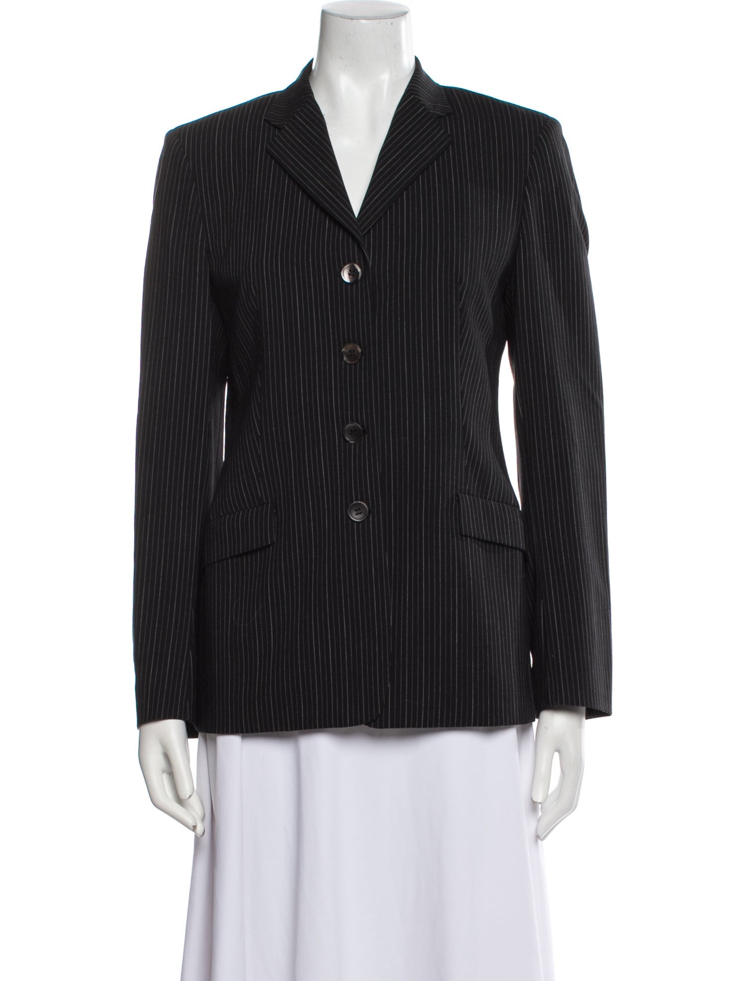 Piazza Sempione Wool Striped Blazer