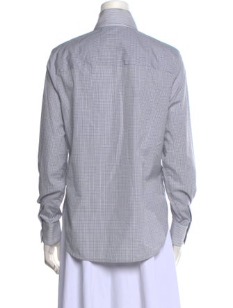 Piazza Sempione Long Sleeve Button-Up Top