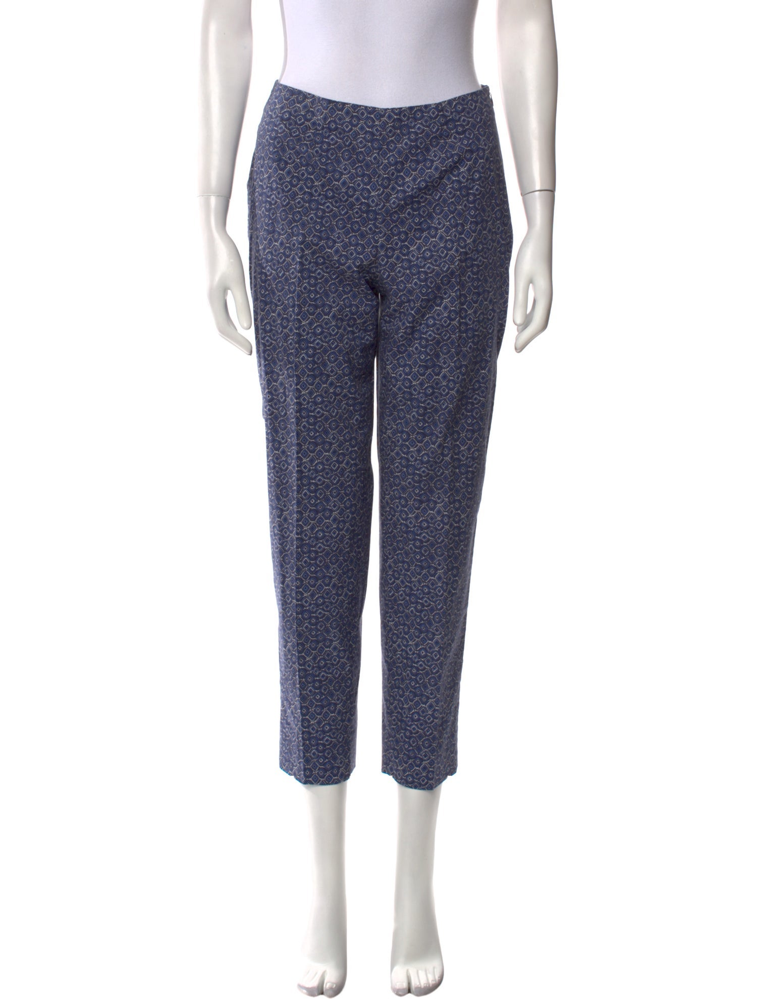 Piazza Sempione Printed Straight Leg Pants