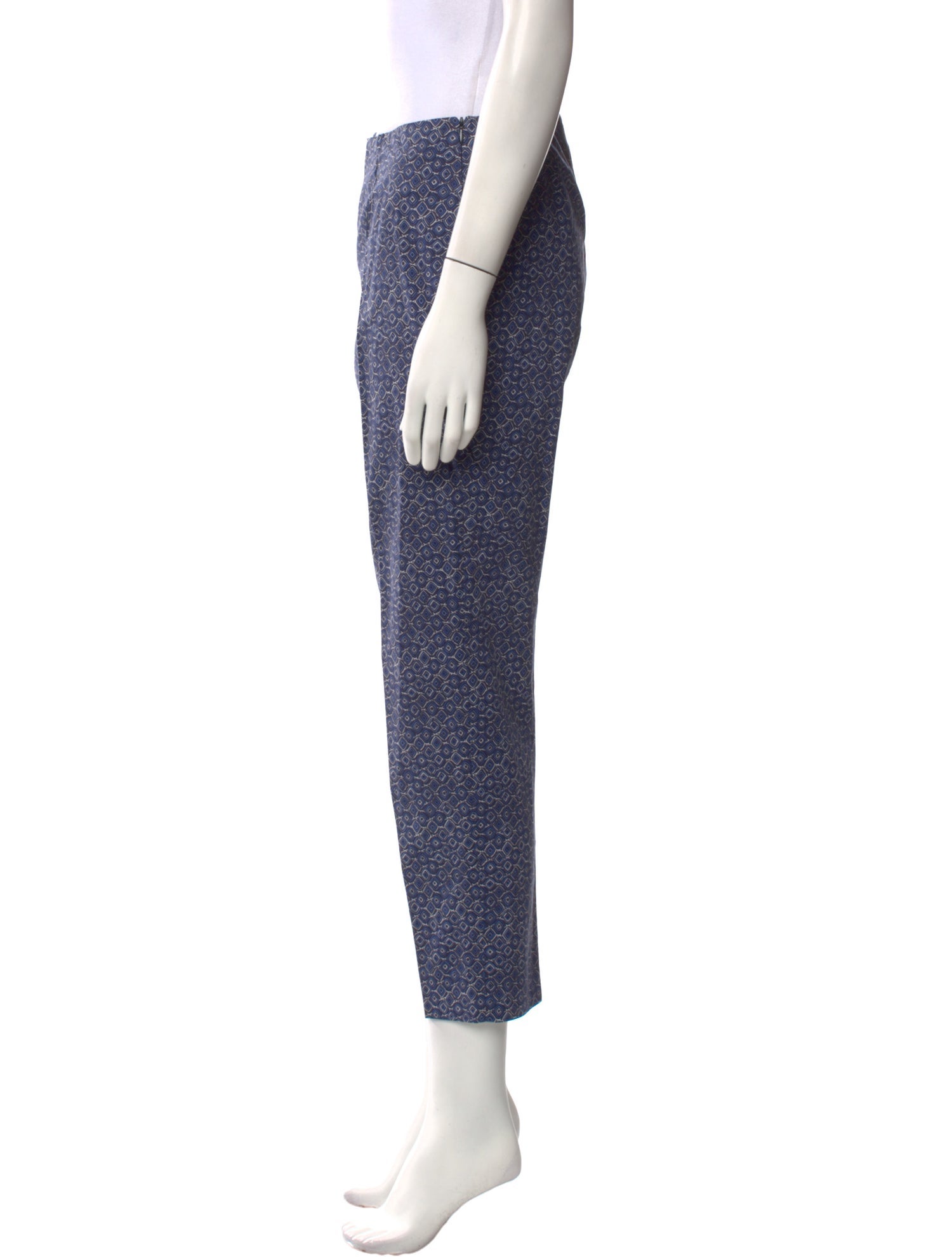 Piazza Sempione Printed Straight Leg Pants