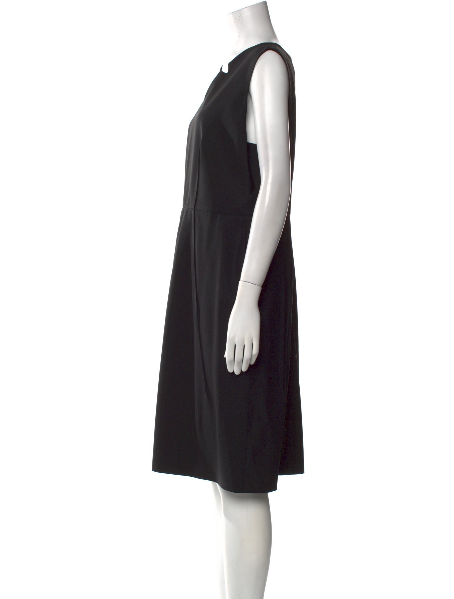 Piazza Sempione Virgin Wool Midi Length Dress