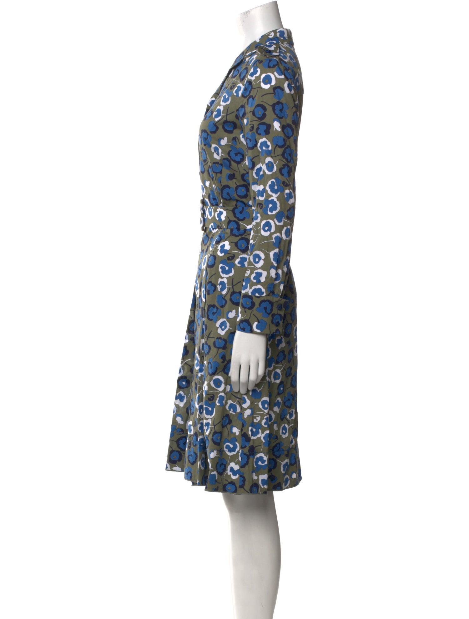 Piazza Sempione Printed Knee-Length Dress