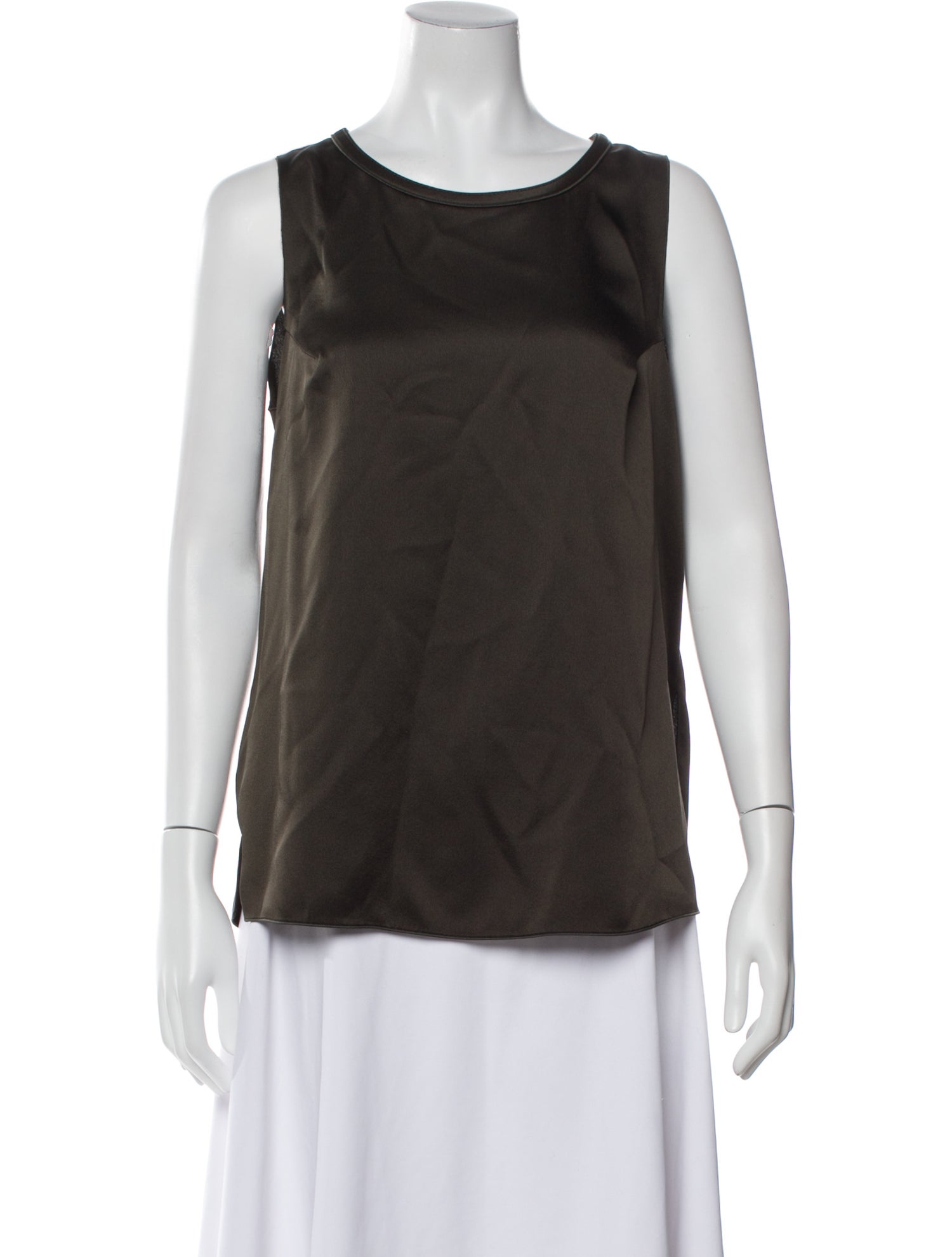Piazza Sempione Scoop Neck Sleeveless Top