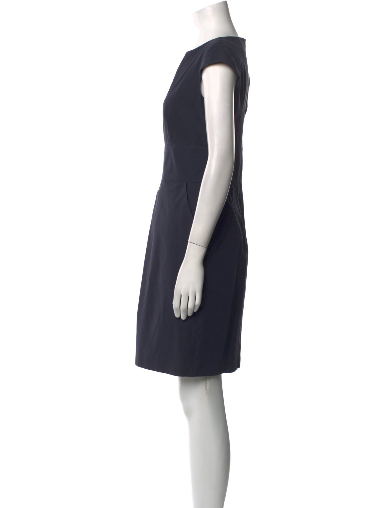 Piazza Sempione Bateau Neckline Mini Dress