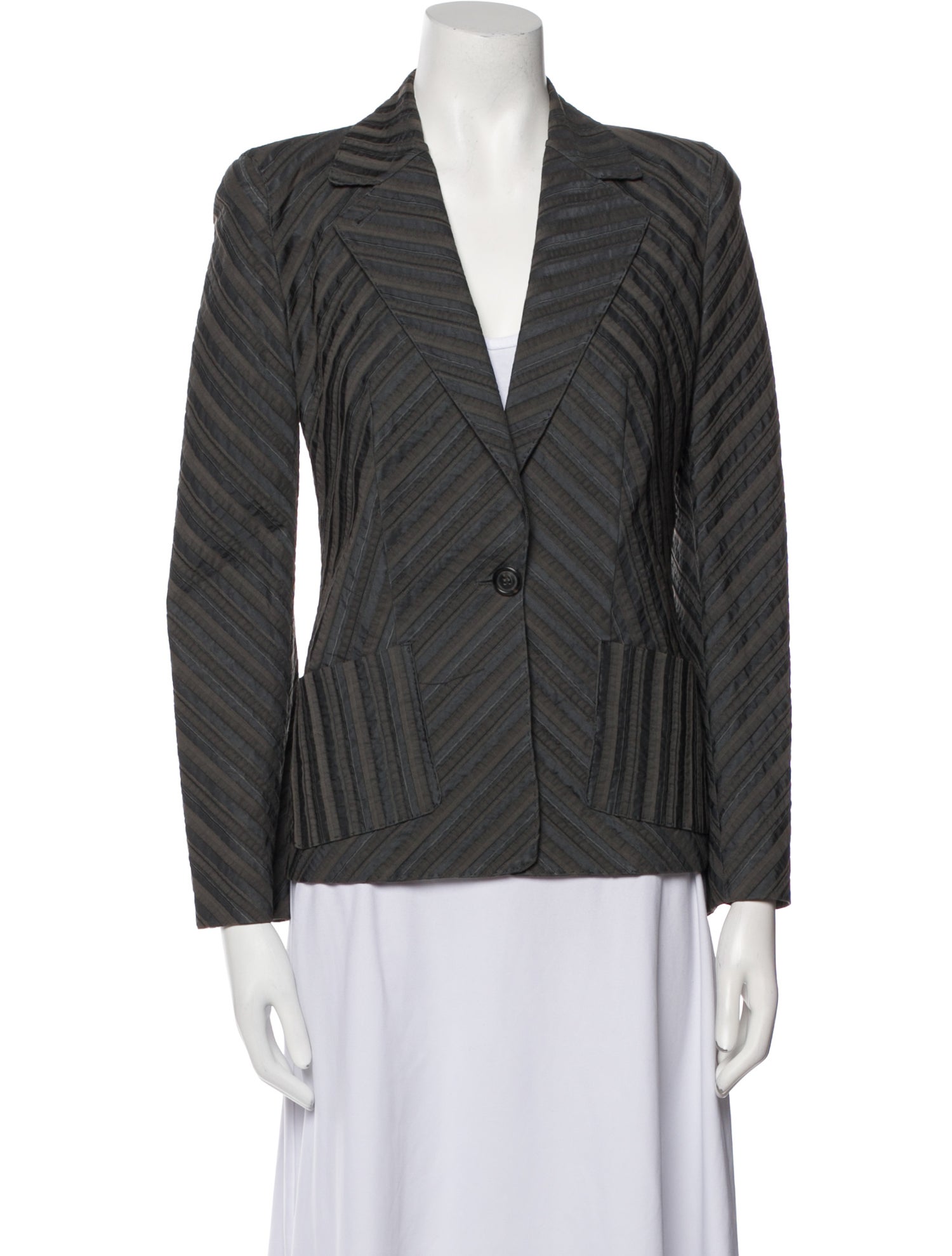 Piazza Sempione Striped Blazer