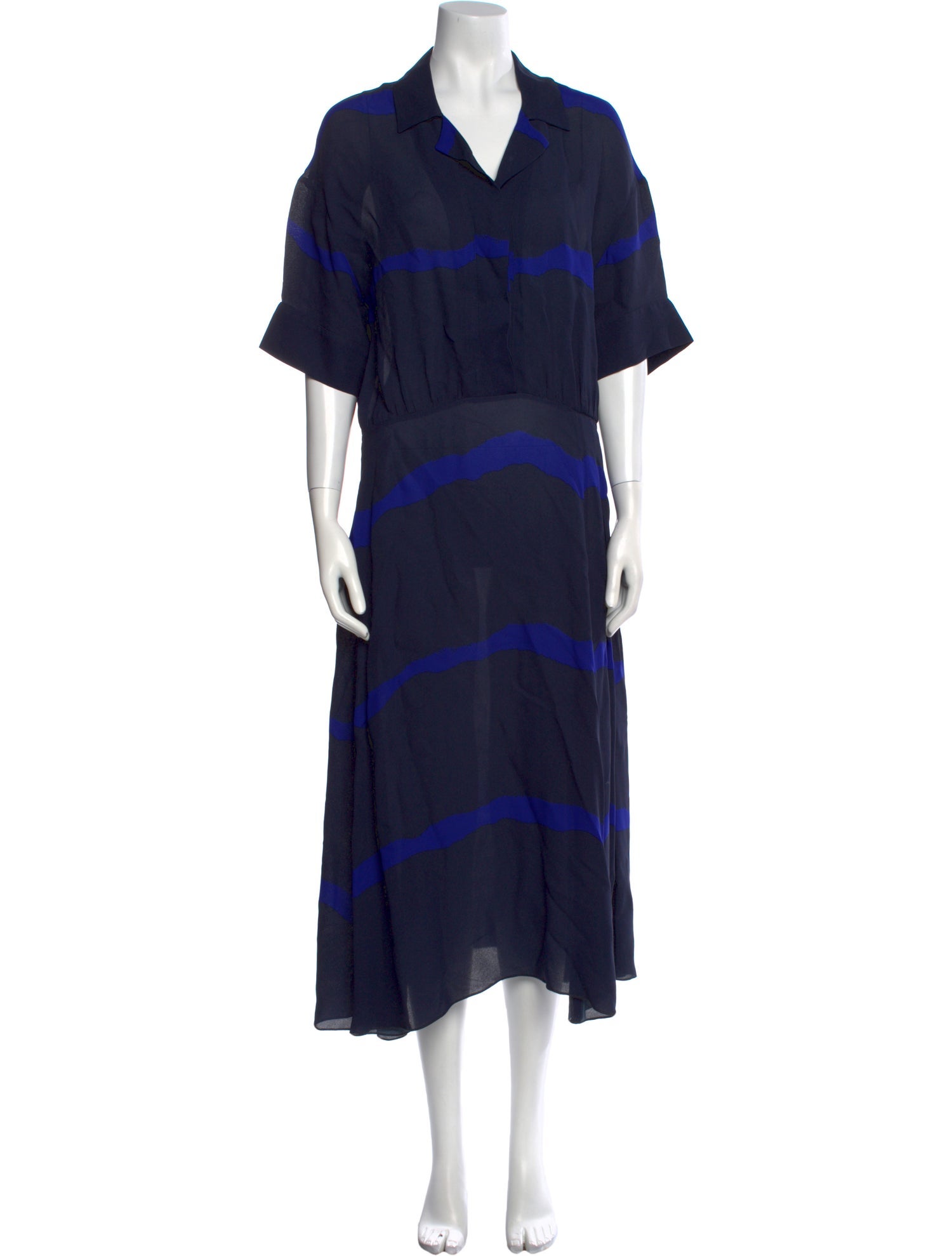 Piazza Sempione Printed Midi Length Dress