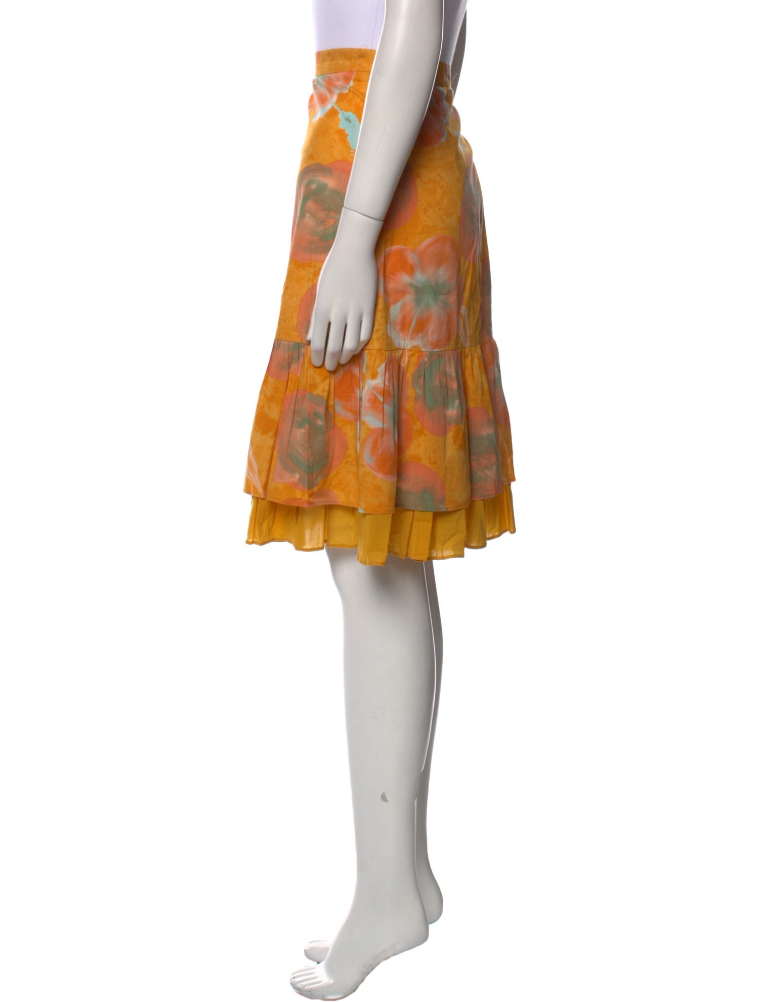 Piazza Sempione Floral Print Knee-Length Skirt