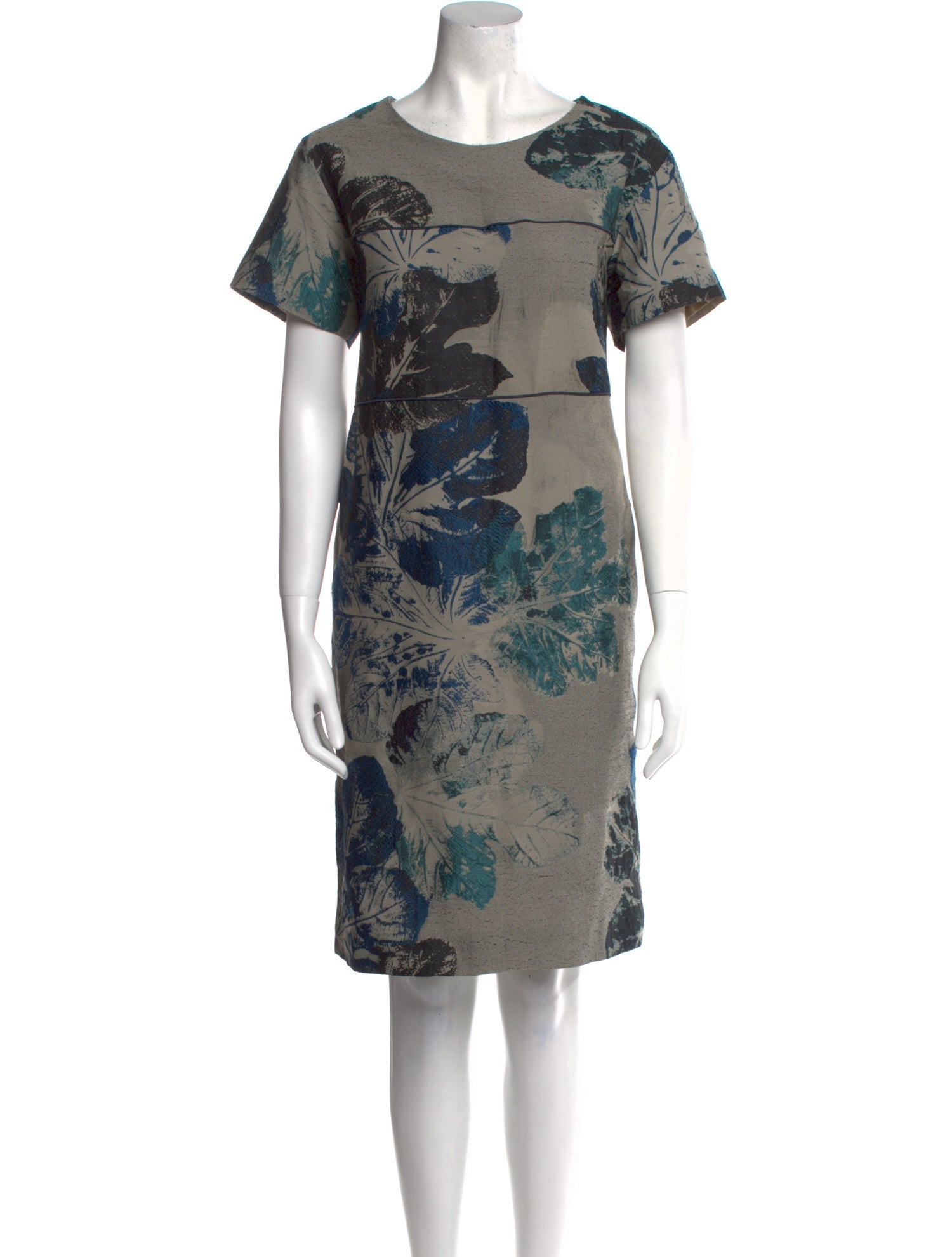 Piazza Sempione Printed Knee-Length Dress
