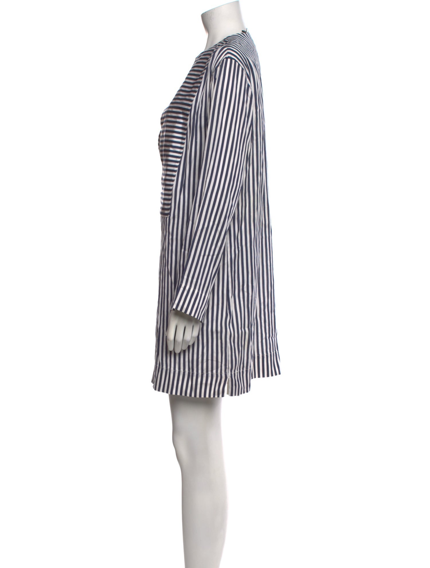 Piazza Sempione Striped Mini Dress