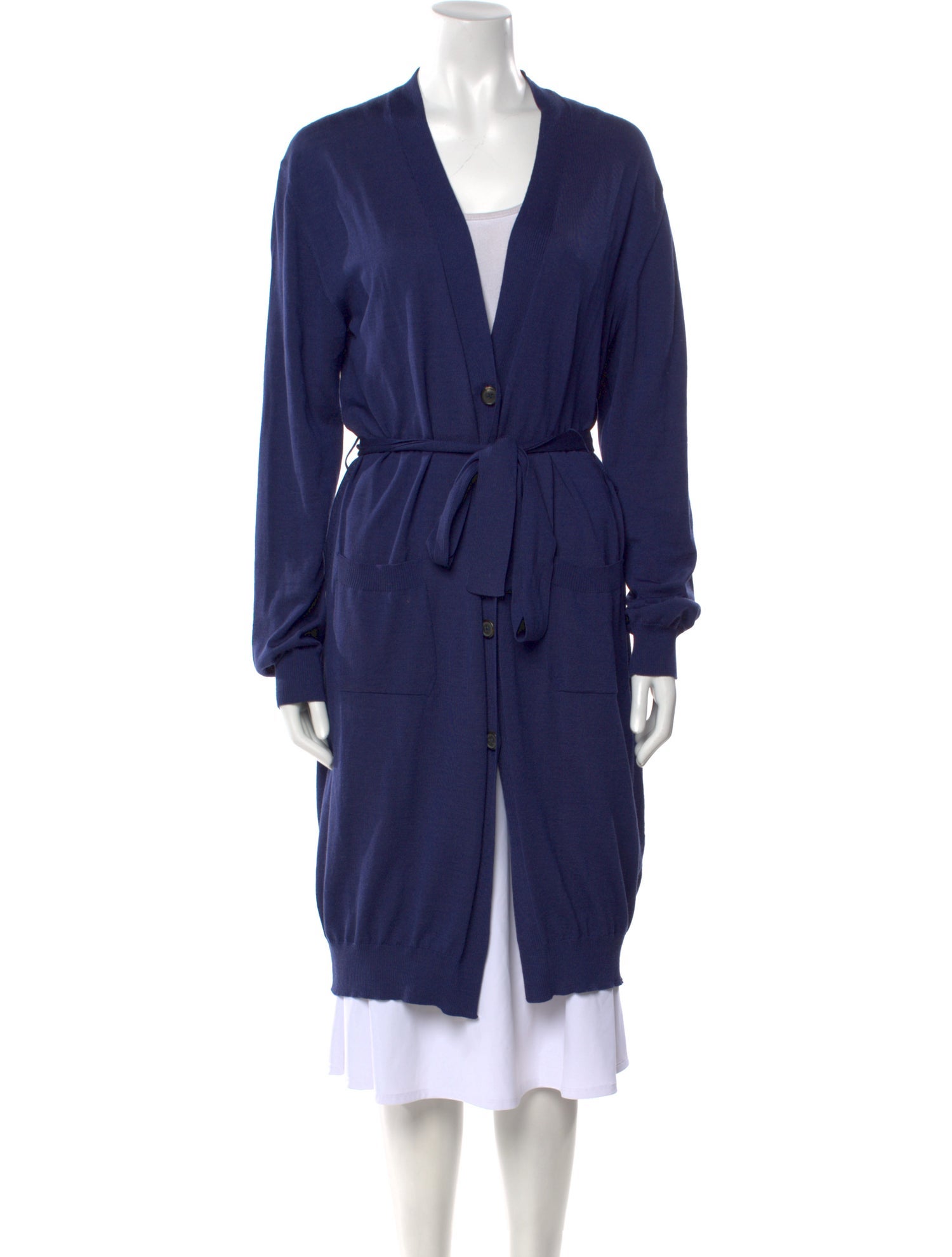 Piazza Sempione Virgin Wool V-Neck Sweater