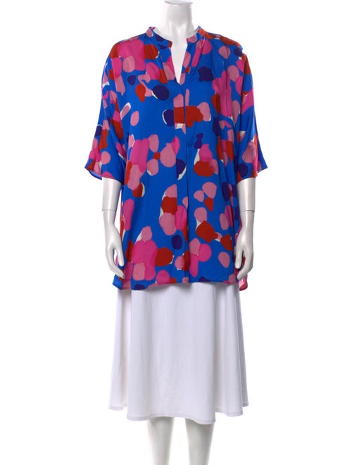 Piazza Sempione Printed V-Neck Tunic