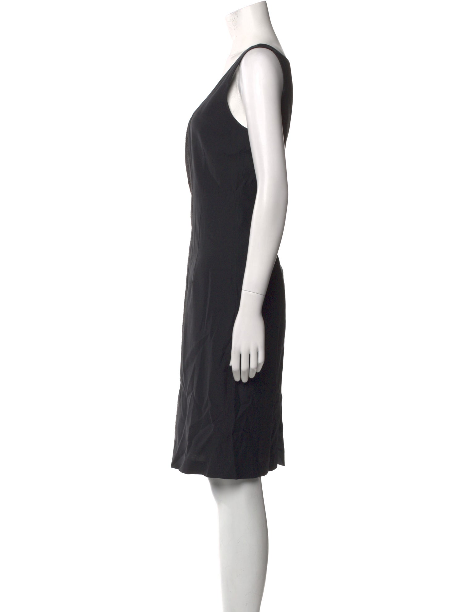 Piazza Sempione Square Neckline Knee-Length Dress