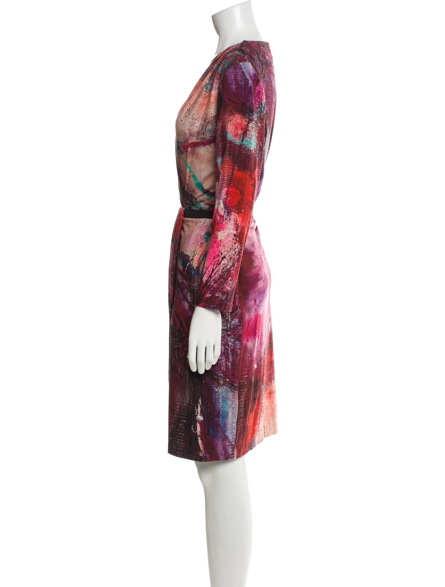 Piazza Sempione Printed Knee-Length Dress