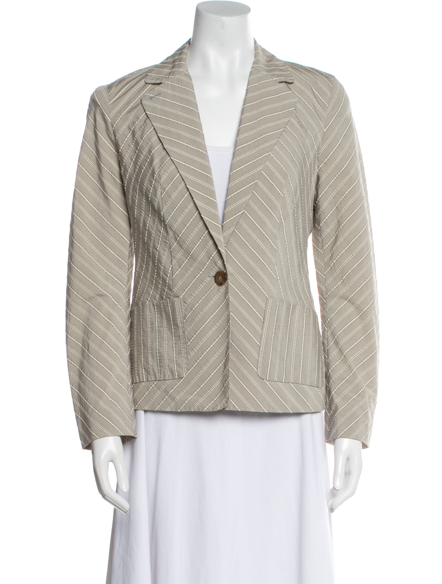 Piazza Sempione Striped Blazer