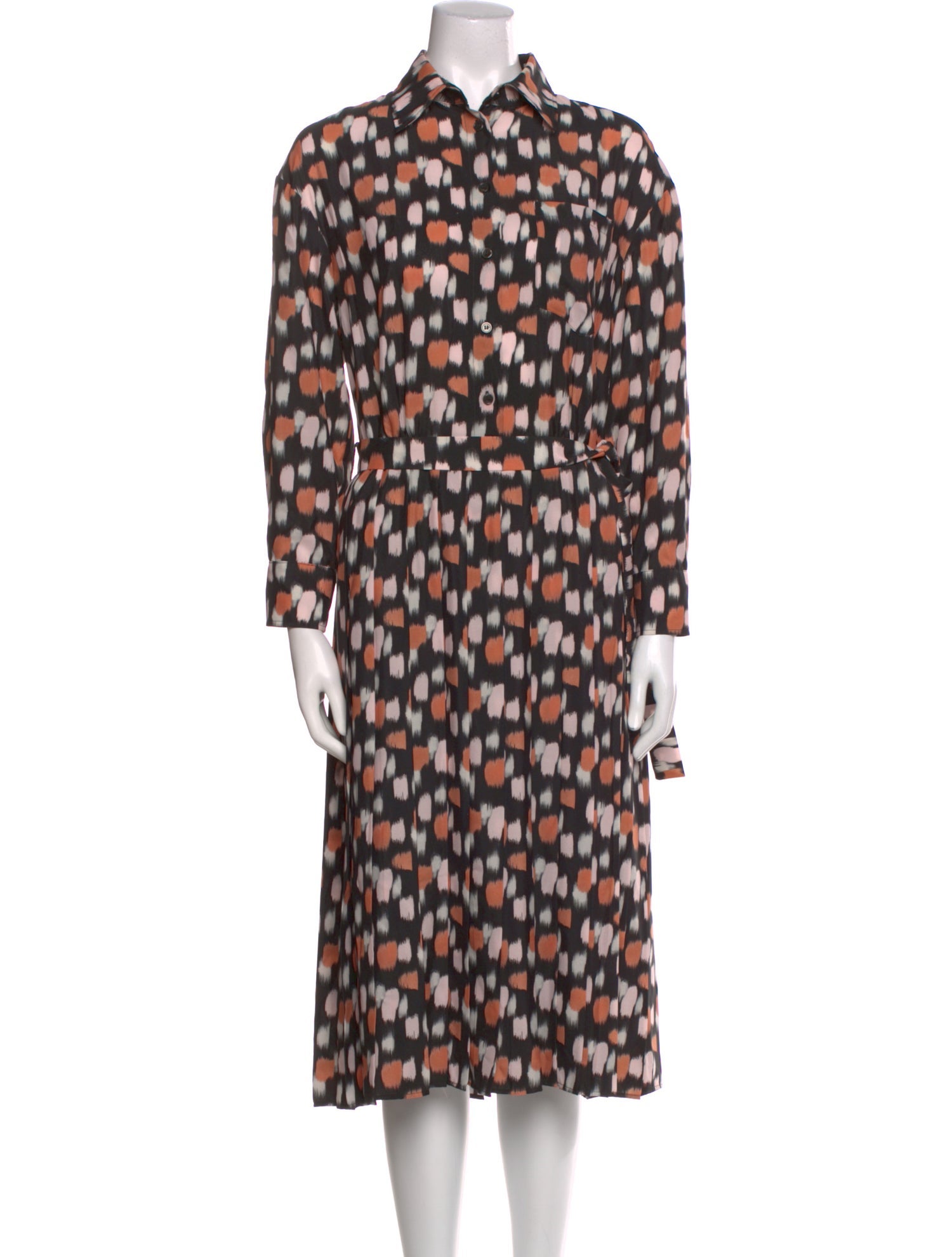 Piazza Sempione Printed Midi Length Dress