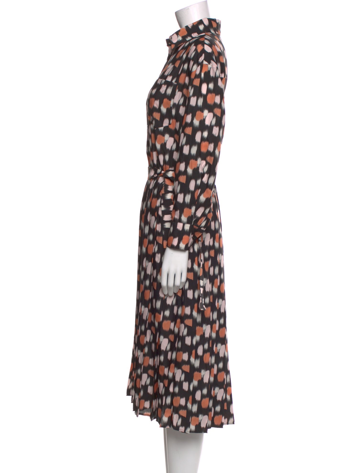 Piazza Sempione Printed Midi Length Dress
