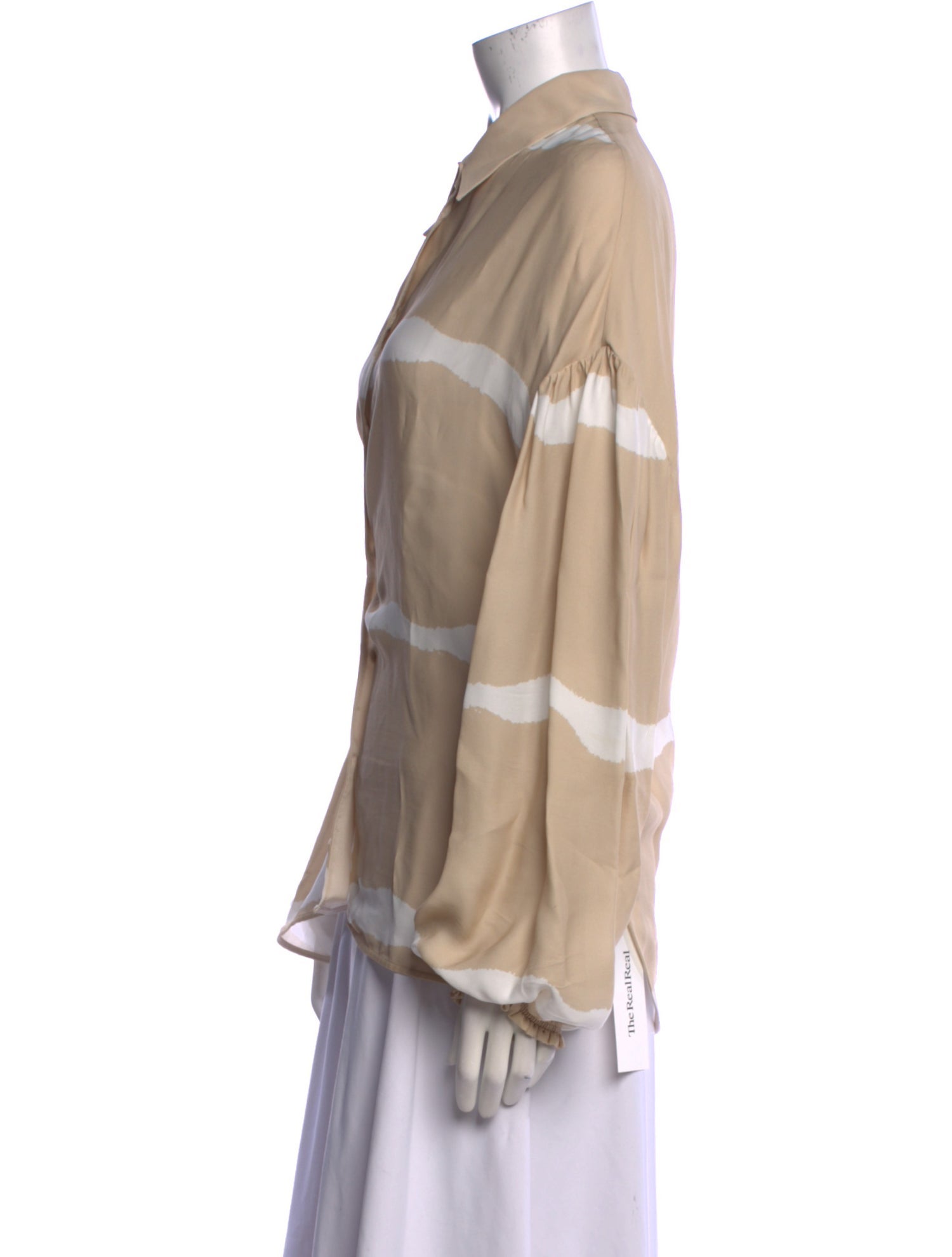 Piazza Sempione Long Sleeve Button-Up Top