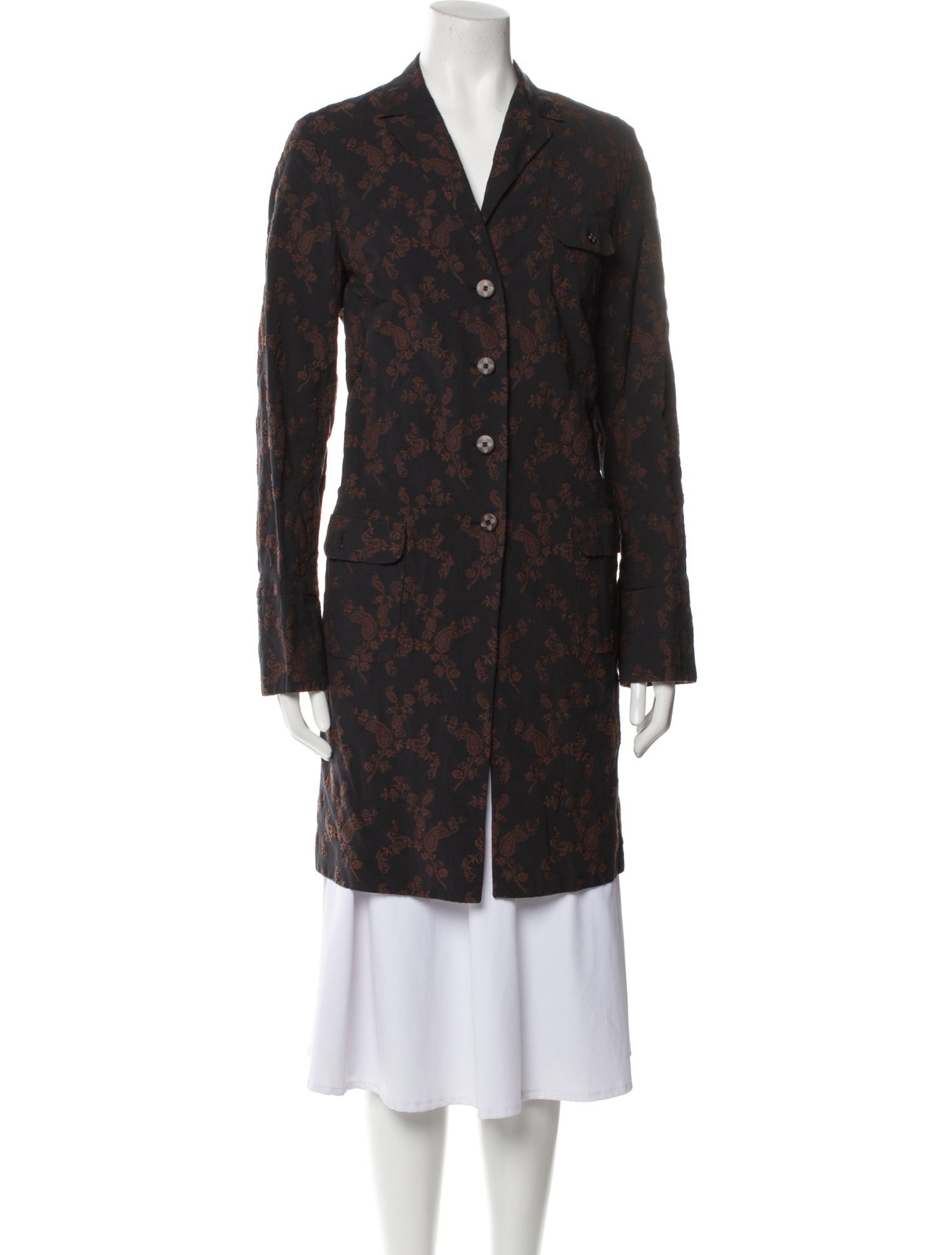 Piazza Sempione Patterned Coat