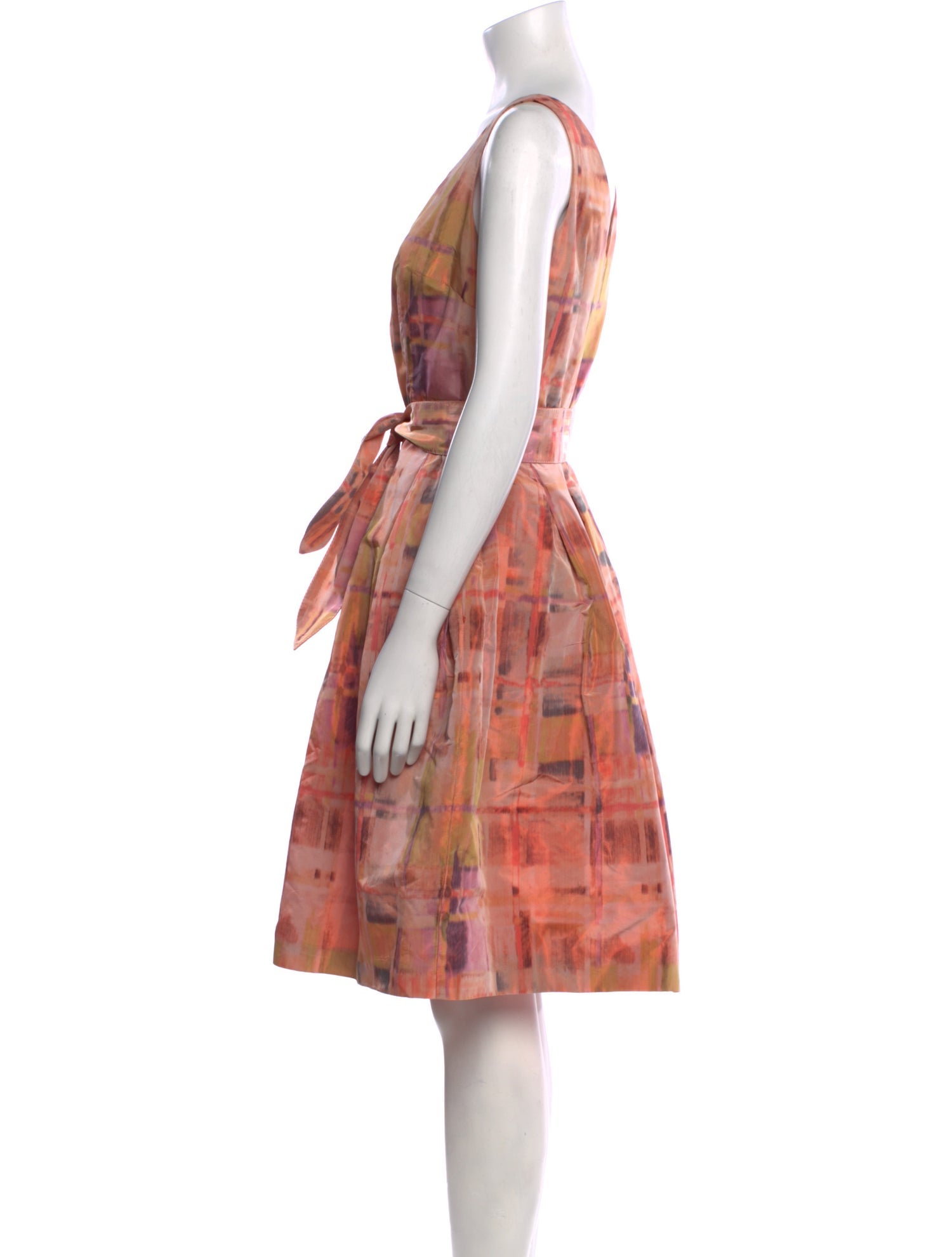 Piazza Sempione Printed Knee-Length Dress