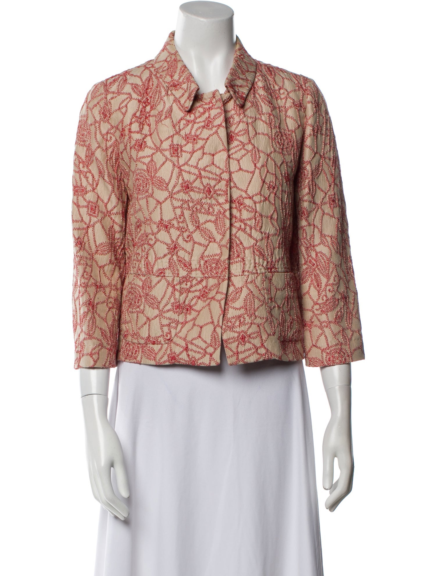 Piazza Sempione Floral Print Evening Jacket